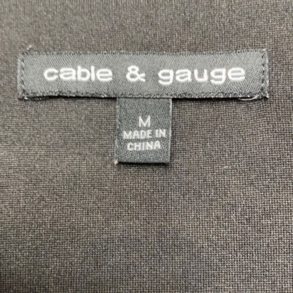 Cable & Gauge Size Medium Leopard Print Career Dress Jacket - Picture 5 of 13